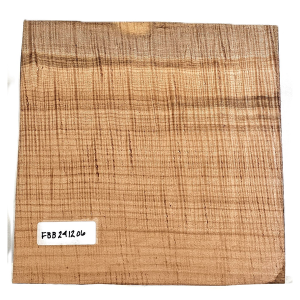 Beautiful curly maple bowl blank with wonderful color variations and top grade curl.