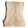 Beautiful flame maple two-piece set with spalting, color streaks, 5A grade curl and live edge.