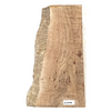 Gorgeous 5A grade flat-sawn flame billet with lots of interesting bird pecks, two-tone coloration and live edge.