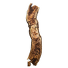 Beautiful curly koa craft board/mini slab with wavy shape, wide curls, wonderful red color variations and live edges.