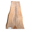 Interesting flat-sawn flame to quilted maple two-piece set with 4A grade curl/quilt throughout, beautiful blue color variation and live edge.  One piece is heavily two-toned on one side.