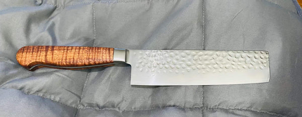 Figured koa knife by Eric Richardson