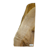 Dimensions: Thickness: 3.125", Max Width: 13.75, Length: 30.25".  This large billet has 5A off-quarter curl, two-tone coloring, feathering and live edge.