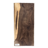 Bastogne walnut craft board with heavy grain, interesting sap line and heavy flat-sawn curl.