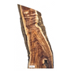 mall curly koa slab with beautiful color, 4A-5A grade curling and two live edges.