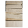 Selection of flame maple craft sets in varying colors and curl grade.