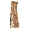 Beautiful curly maple billet/charcuterie board blank with top-grade curl throughout, wonderful color variation, spalting, and live edge.