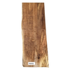 op grade (5A) curl throughout this curly maple billet/charcuterie board blank with chocolate color, spalting, and live edge.
