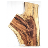 Koa craft board with interesting shape, light crotch feather/curl, beautiful color, spalting and live edges.