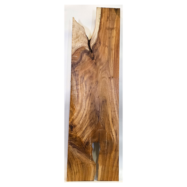 Beautiful lightly curly koa craft board/billet with gorgeous color, sap, and very interesting center void.