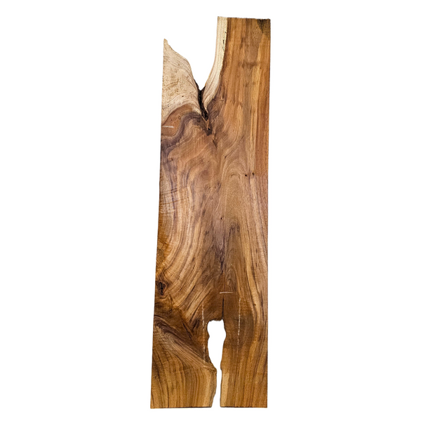 Beautiful lightly curly koa craft board/billet with gorgeous color, sap, and very interesting center void.