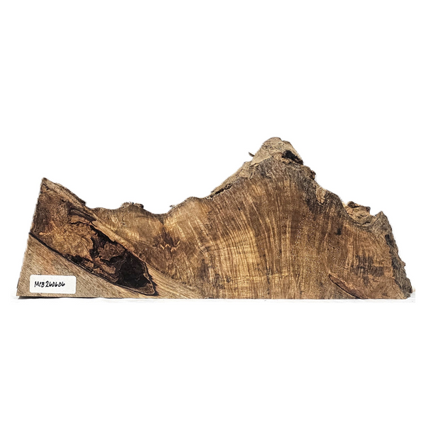 Beautiful mango craft board with wonderful, bright yellow color, heavy curl and live edge.