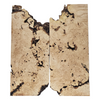Interesting 2-piece maple burl set with heavy burl eyes, curl scattered throughout, bark seams and a partial live edge.