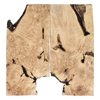 Unique 2-piece maple burl set with heavy curl in addition to burl eyes and scattered bark seams.