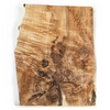 Beautiful curl in this maple burl craft board/billet, along with wonderful color variations and a small bark seam.