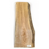 Beautiful Queensland maple craft board with light curl throughout, color variation from pink to gold and a live edge.