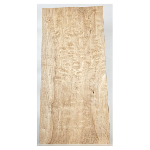 Quilted maple craft board with mid-grade figure and beautiful color streak.