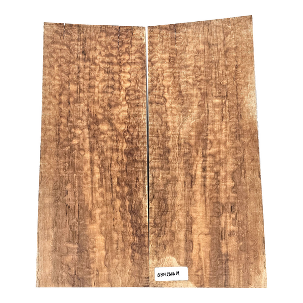Beautiful quilted maple 2-piece drop-top set with 4-5A grade quilting throughout and wonderful streaky color.