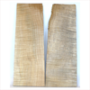 Dimensions: Thickness (each piece): .5", Width: 8", Length: 22.5"  Beautiful off quarter 5A curl in this set.  Heavy blue staining adds interest.