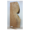Dimensions: Thickness: 1", Max width: 12.5", Length: 32".  Beautiful 5A curl in this uniquely shaped flame maple board.  Two-tone color, live edge, and some scattered bird pecks.