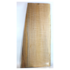 Dimensions: Thickness 0.875", Max width 12.25", Max length 27".  Flame maple craft board with exceptionally high 5A curl, multiple color streaks, two-tone heart, and live edge.