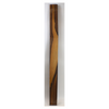 Dimensions: Thickness 0.75", Width 2.625", Length 37".  Music Second  Tiger Rosewood fingerboard blank with beautiful color and grain patterns.  Small knots are present.