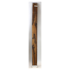 Dimensions: Thickness 0.75", Width 2.625", Length 37".  Music Second  Tiger Rosewood fingerboard blank with beautiful color and grain patterns.  Small knots are present.