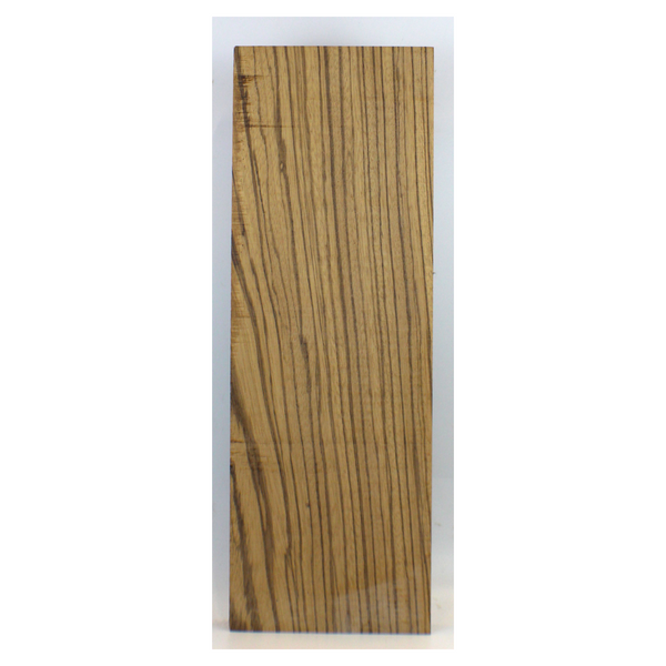 Dimensions: Thickness 1", Width 6.75", Length 20".  Music grade  Zebrawood half billed with great color, interesting grain lines, and no defect.