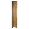 Dimensions: Thickness 2", Width 5.875", Length 28".  Music Second  Zebrawood neck blank with nice color and stripes.  Multiple voids and knots are present.